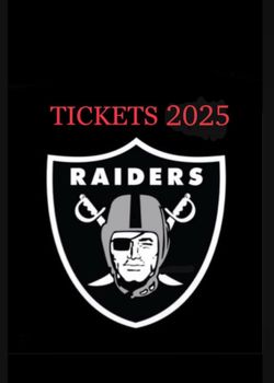 Raiders Tickets  2025