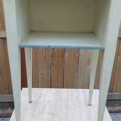 Shabby Chic Style Wood Nightstand