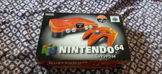 Daiei Hawks Clear Orange and Black Nintendo 64 console