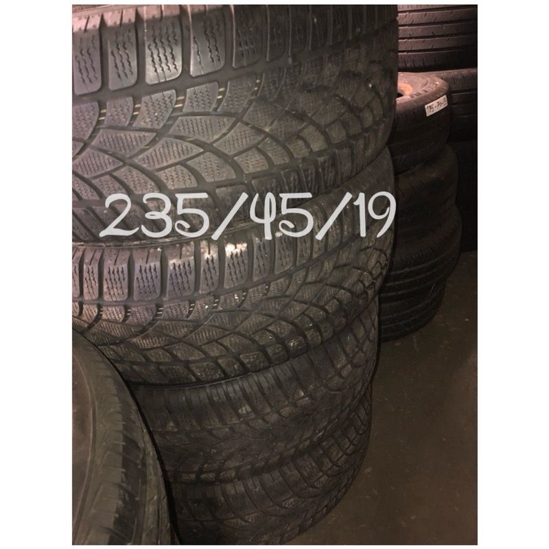 Used snow tires for sale 235/45/19. $250 all four free installation and balancing