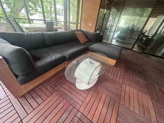 Patio comfortable sectional