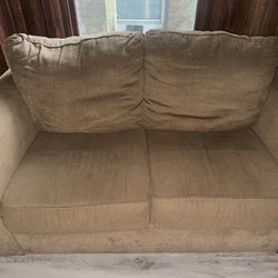 Brown Sofa and Loveseat Matching Couch Set