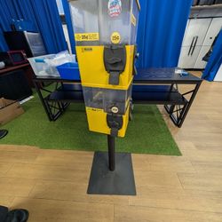 $50 - Working 25¢ Gumball / Candy Vending Machine on Stand - Anaheim Pickup