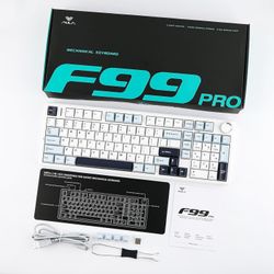 AULA F99 Pro Wireless Mechanical Keyboard Tri RGB Gaming