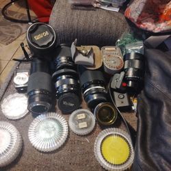 Vivitar And Nikon camera Lenses And Color Lenses