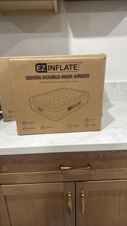 Queen double high air bed