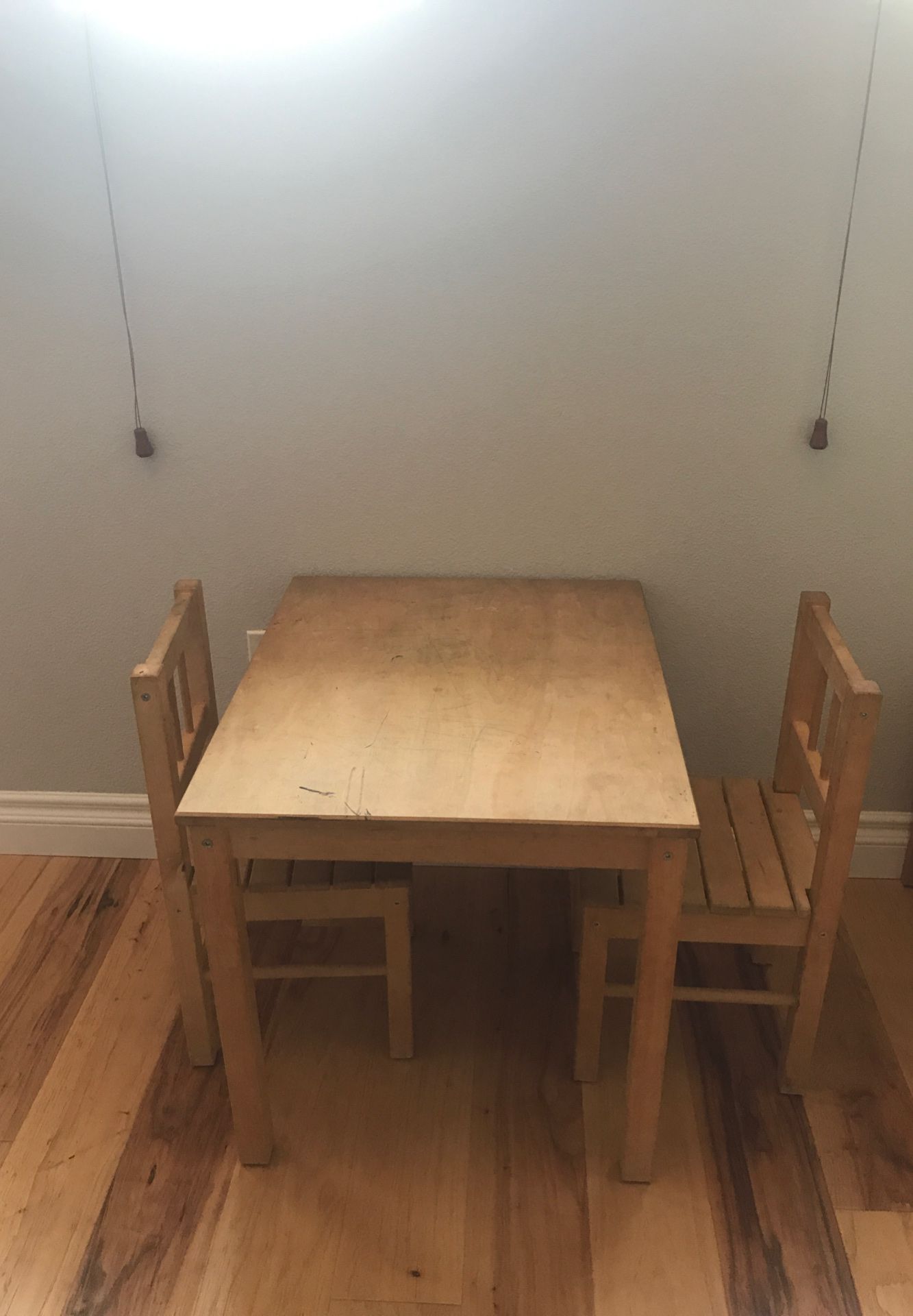 IKEA Toddler Kids Craft Table & 2 Chairs