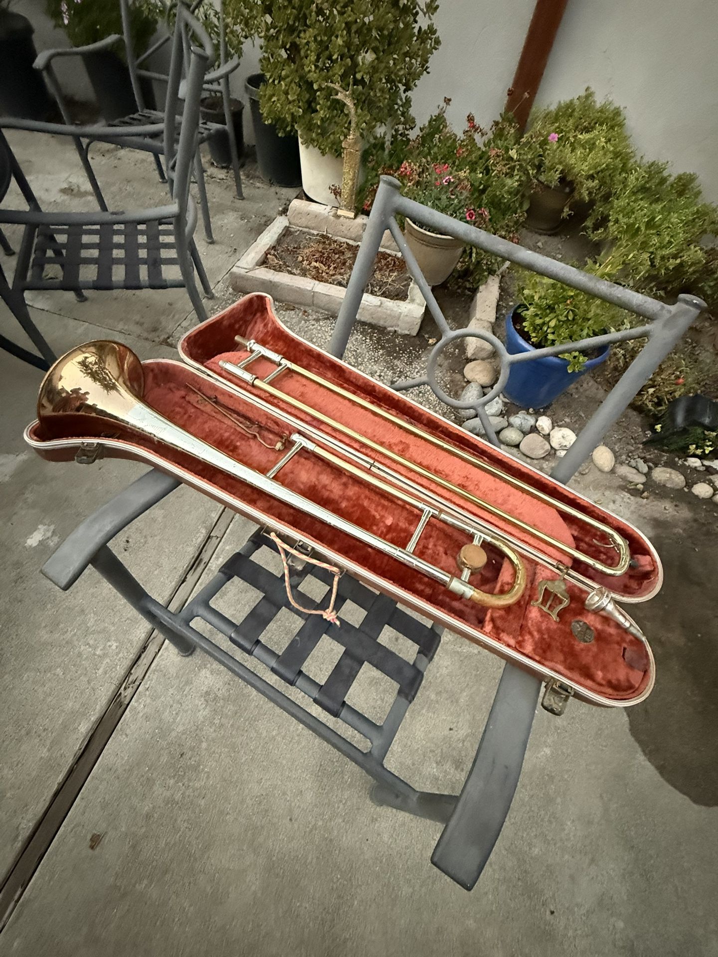 Vintage Slide Trombone 