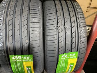 18” 4 new tires 225/40ZR18