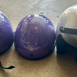 3 Taiwan Motorcycle Helmets (M,L,XL) New