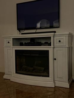 Fireplace $400 solid wood only the fireplace
