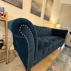 Navy blue gorgeous sofa