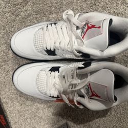 Jordan 4 White Cement 10.5 