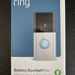 Ring Battery Doorbell Pro
