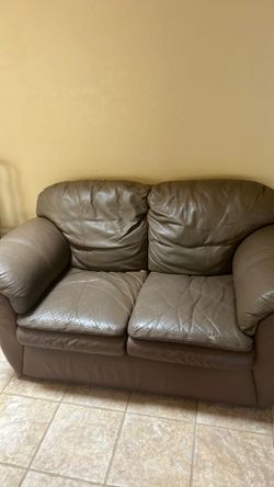 Free leather couch and love seat