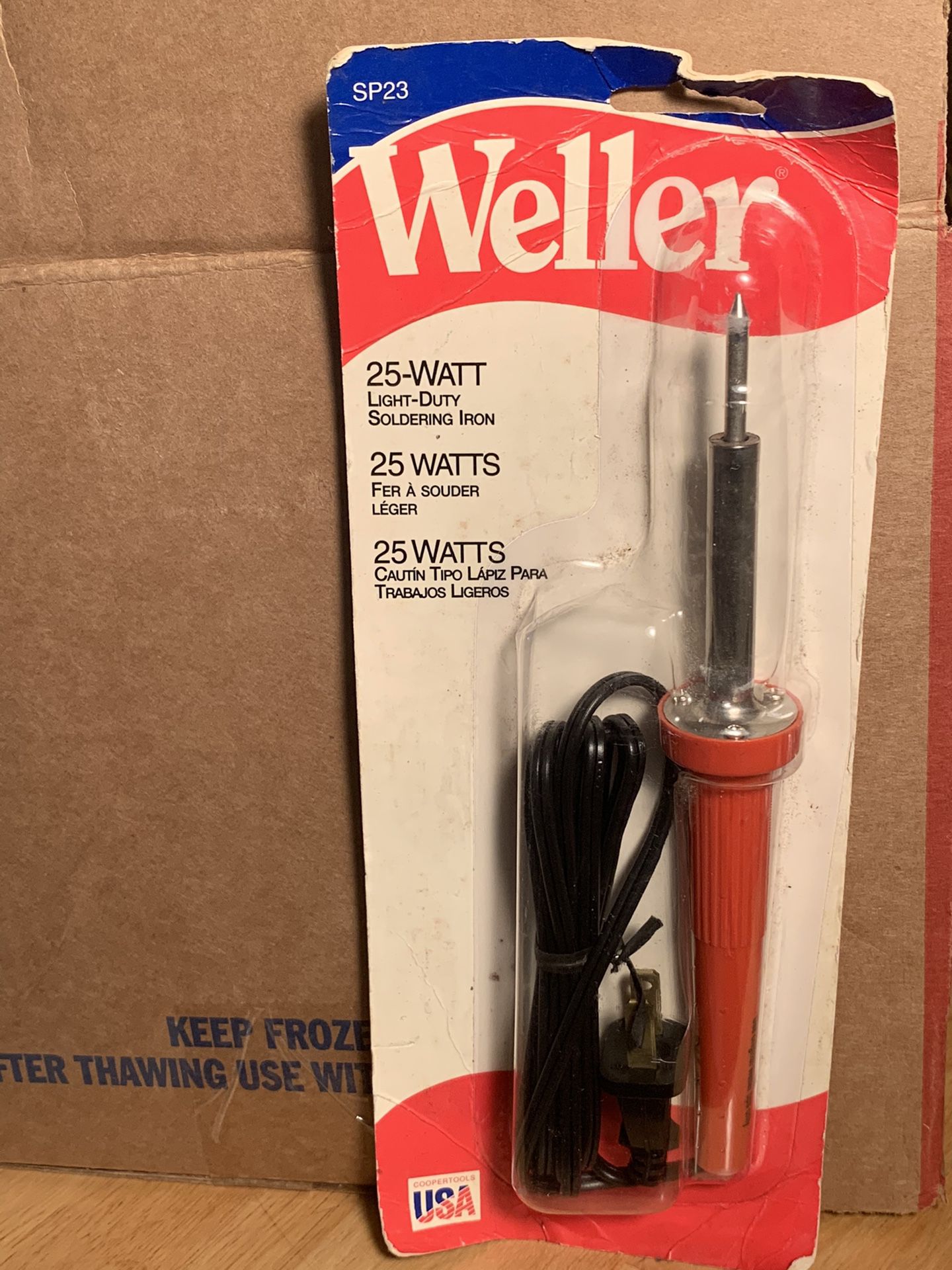 Weller sp23 25-watt light-duty soldering iron