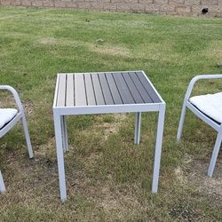 IKEA Sjalland Outdoor Patio Table and Two Chairs