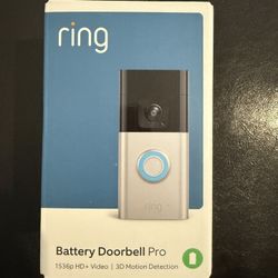 Ring Battery Doorbell Pro Brand New