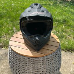 Black Dirt Bike Helmet 