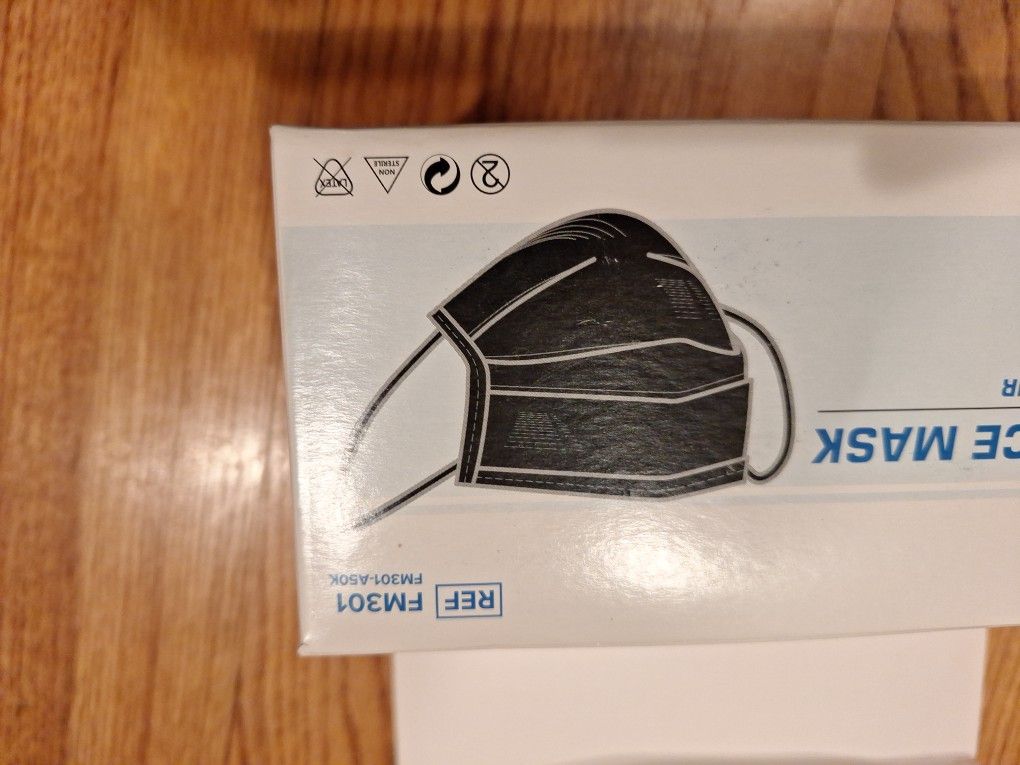 3ply Disposable Masks Black Brand New