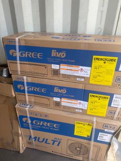 Multi R32 Smart Home 2-Zone 18,000 BTU 1.5-Ton 21 SEER2 Ductless Mini Split Heat Pump with 25 ft. Lines new $1900 firm