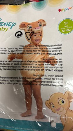 Nana Costume Size 12-18 Months