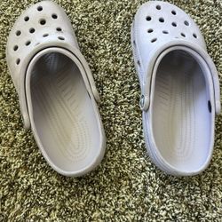 Purple Crocs