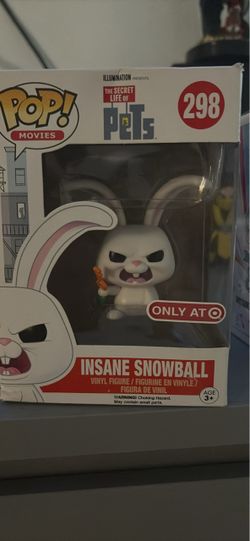 Funko Pop Insane Snowball #298 Secret Life of Pets