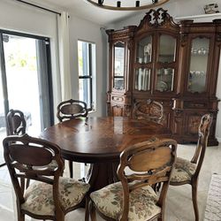 Italian antique Hutch/buffet & Dining Room