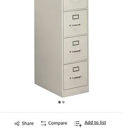 HON Steel 4-Drawer Vertical File Cabinet 