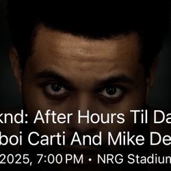 The Weeknd Houston Show