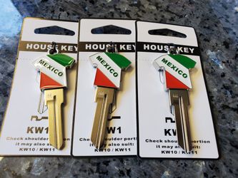 3d Key House Key Kw1 Kwikset