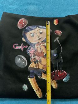Coraline Black Hoodie- L