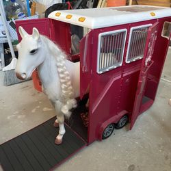 Our Generation Doll Horse And Trailer