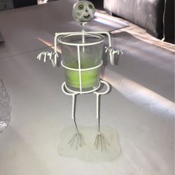 Skeleton Candle Holder. 