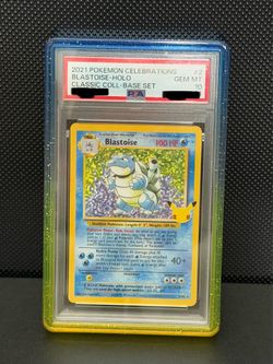 Celebrations blastoise PSA 10