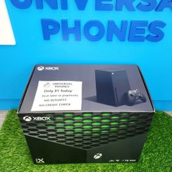 MICROSOFT XBOX SERIES  X 1TB GAMING CONSOLE $1 DOWN TODAY REST IN PAYMENTS.NO CREDIT CHECK 