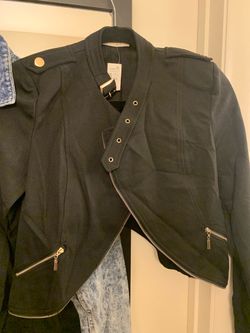 S/M Short black Jacket Brand New with Tags