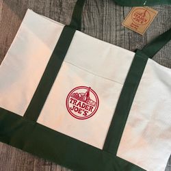 Trader Joe Canvas/ Tote Bag