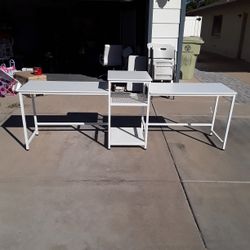 Computer Stand With Printer Section