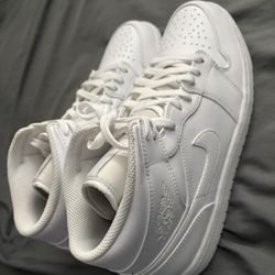 Jordan 1 Mid White Size 11.5 NEW