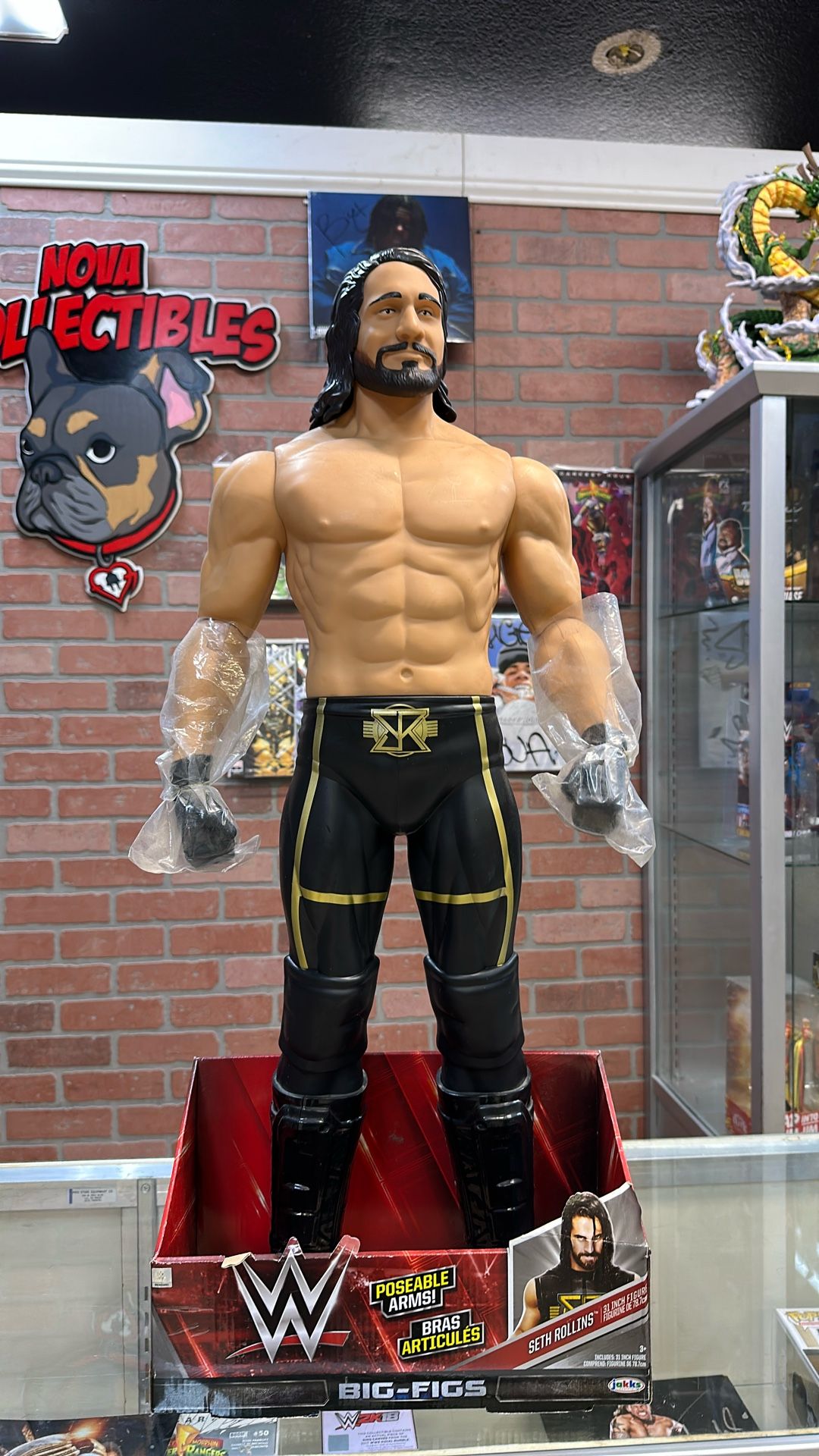 WWE Seth Rollins 31" Tall Big Figs Action Figure Jakks Pacific Giant Large