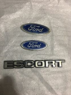 Two Ford used emblems