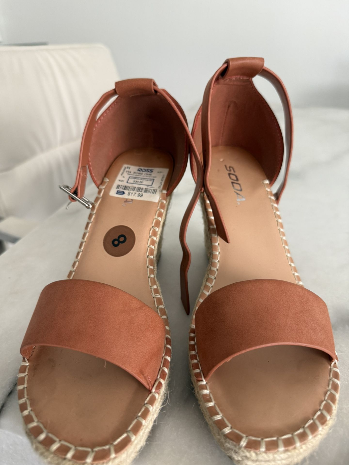 Wedges Tan Color