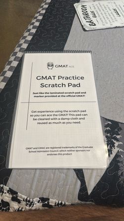 Re usable scratch pad with markers
