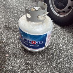 3 Barbecue propane tanks