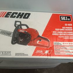 20” Echo Chainsaw. New $300 Firm Price, No Trades