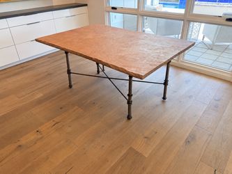 Travertine Stone outdoor patio, indoor dining table