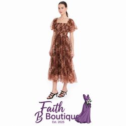 Brown dress
