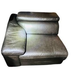 Authentic Leather Corner Chair (1 Part of Sectional)